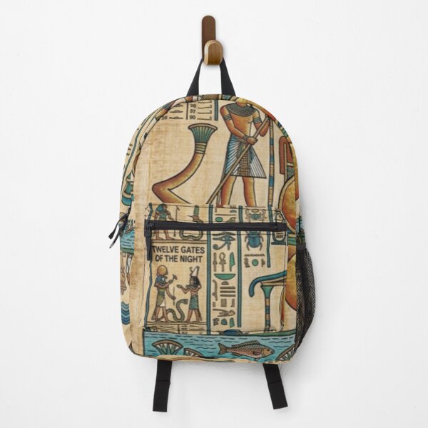 Item preview, Ancient Egyptian Sun Boat Art | Ra God Hieroglyphic Design | Sacred Egypt Mythology Aesthetic designed and sold by Queen Cleopatra.