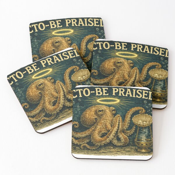 Item preview, Praising Octopus Underwater Whimsy designed and sold by AlexCooper14.