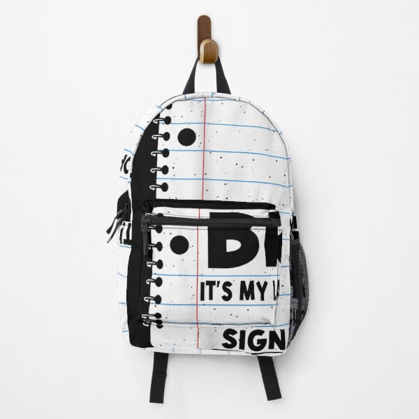 Item preview, Bruh Its My Last Day Of School Sign My Shirt Notebook designed and sold by LizzyKeiko.