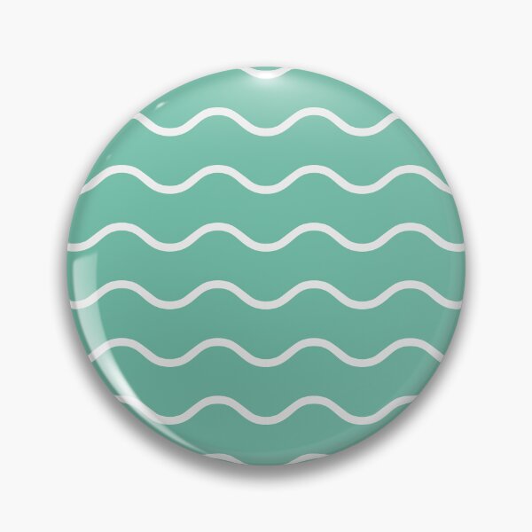 Item preview, Pastel Green And White Waves Pattern designed and sold by pattern-archive.