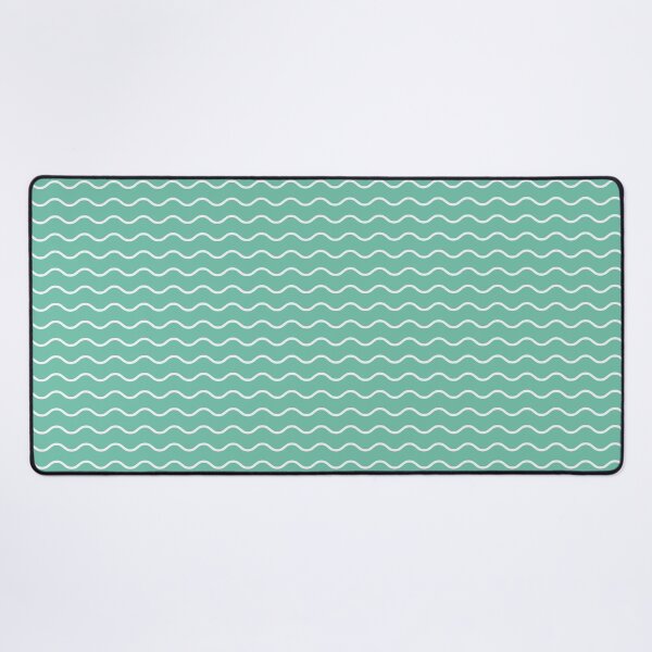 Item preview, Pastel Green And White Waves Pattern designed and sold by pattern-archive.