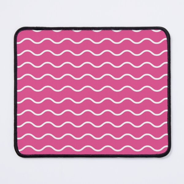 Item preview, Hot Pink And White Waves Pattern designed and sold by pattern-archive.