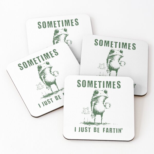 Item preview, Sometimes I Just Be Fartin Frog Meme designed and sold by suhairee-studio.