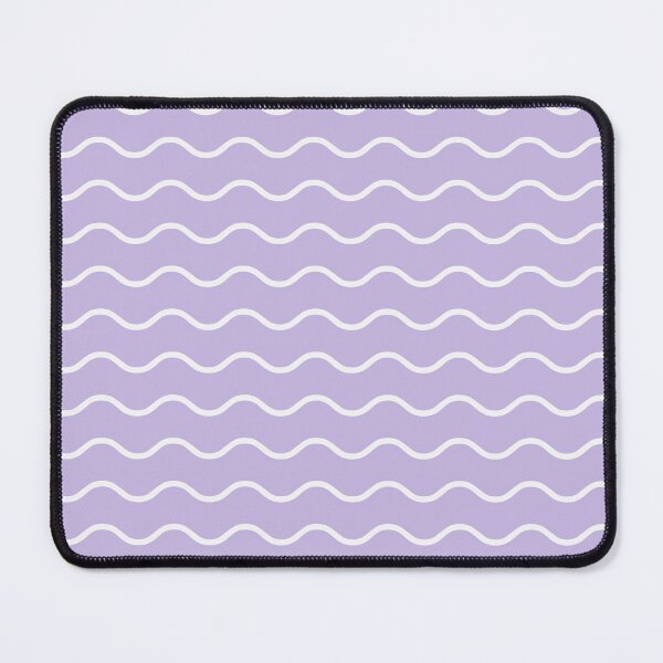 Item preview, Lavender And White Waves Pattern designed and sold by pattern-archive.