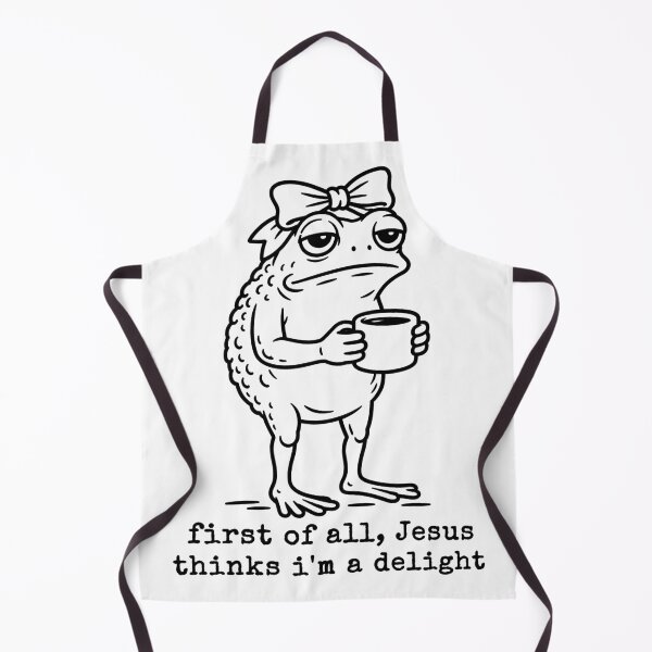 Item preview, First of All Jesus Thinks I'm A Delight Frog Meme designed and sold by will freed18.