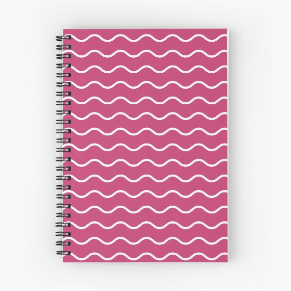 Item preview, Magenta And White Waves Pattern designed and sold by pattern-archive.