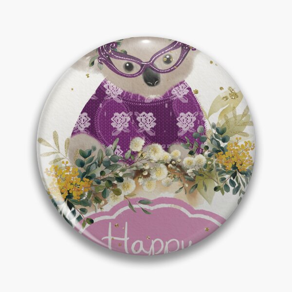 Item preview, Happy Baptism Koala and Glasses  designed and sold by Nuevomundo Arte Designs by Anahí .
