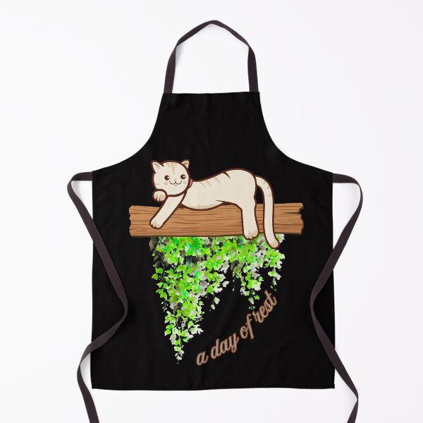 Item preview, A Day of Rest – Cute Relaxing Cat Nature Design designed and sold by Tadeusz1.