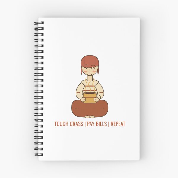 Item preview, Touch Grass | Pay Bills | Repeat  designed and sold by The Quiet Thicket.