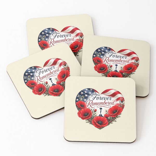 Item preview, Forever Remembered Memorial Day Poppy Tribute designed and sold by MythicCotton.