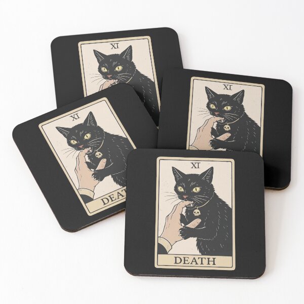 Item preview, Death - Cat Death Tarot Card designed and sold by suhairee-studio.