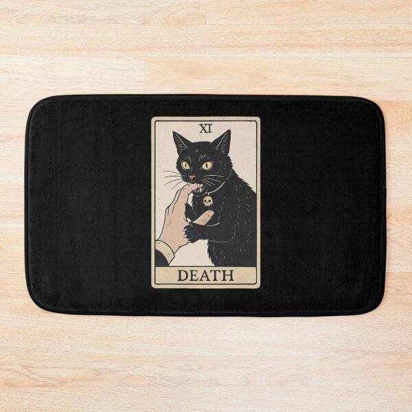 Item preview, Death - Cat Death Tarot Card designed and sold by suhairee-studio.