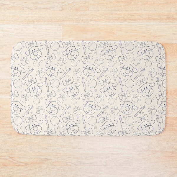 Item preview, Dog lover pattern with pawprints and hearts designed and sold by OhNoNotAgain42.
