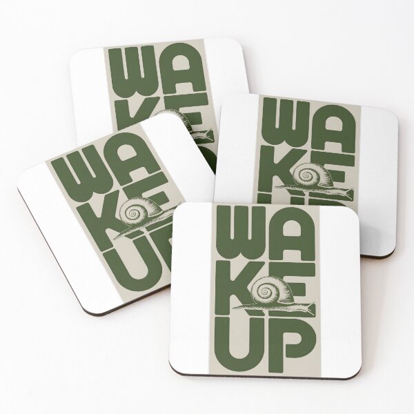 Item preview, Vintage Wake Up Snail Graphic Design designed and sold by LazyGeniusArt.