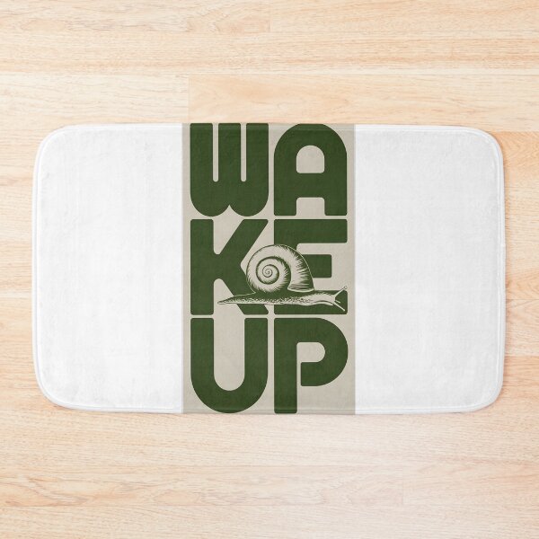 Item preview, Vintage Wake Up Snail Graphic Design designed and sold by LazyGeniusArt.