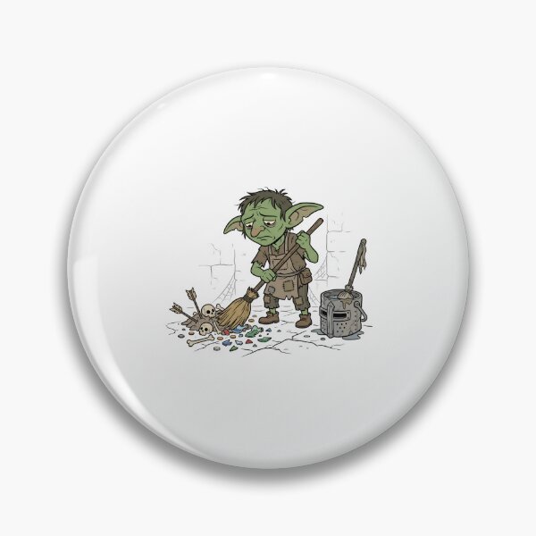 Item preview, Goblin Dungeon Cleanup Crew Fantasy RPG Art designed and sold by Fenay Designs.