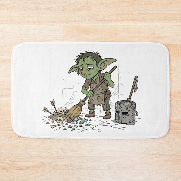Item preview, Goblin Dungeon Cleanup Crew Fantasy RPG Art designed and sold by Fenay Designs.