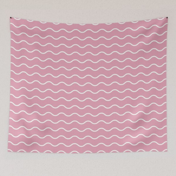 Item preview, Rose And White Waves Pattern designed and sold by pattern-archive.