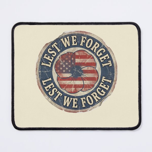 Item preview, Lest We Forget Memorial Day Poppy Tribute designed and sold by MythicCotton.