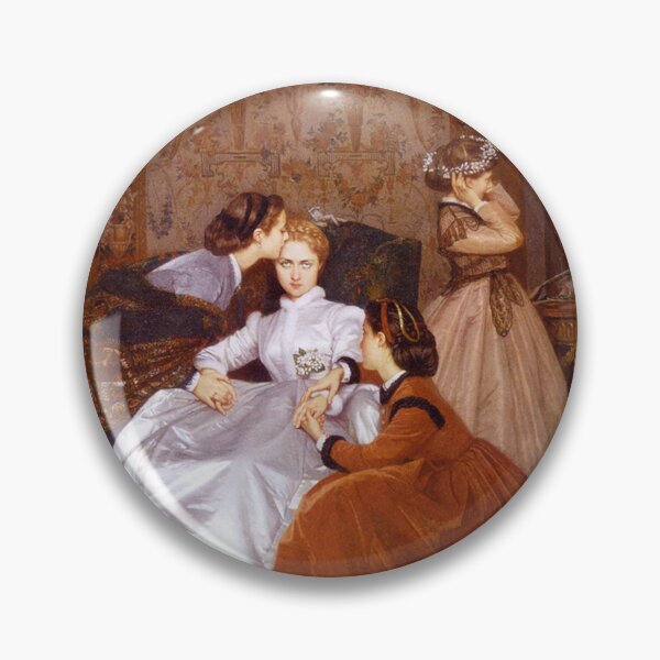 Item preview, The Reluctant Bride - Auguste Toulmouche - Victorian Painting Elegant Ladies Art for Classic Decor Lovers designed and sold by RickE.