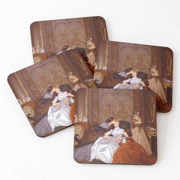 Item preview, The Reluctant Bride - Auguste Toulmouche - Victorian Painting Elegant Ladies Art for Classic Decor Lovers designed and sold by RickE.