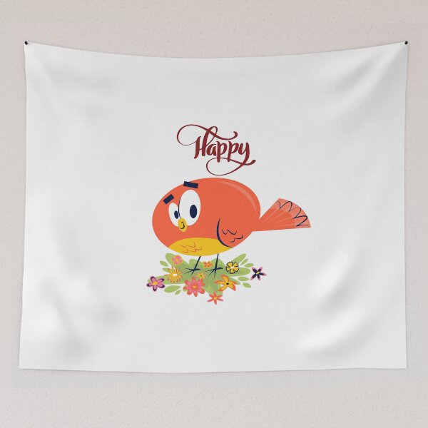 Item preview, Happy bird designed and sold by SURYAsticker.