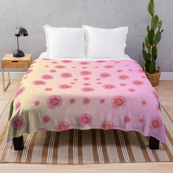 Item preview, Pink Watercolor Daisy Pattern – Cozy Floral Gradient Design designed and sold by Kriss0602.