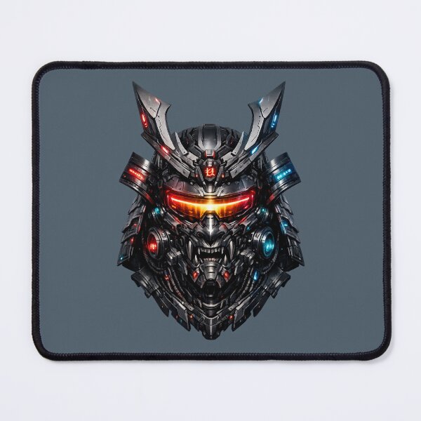 Item preview, Cyberpunk Samurai Mask Neon Techwear Warrior designed and sold by Moons Studio.