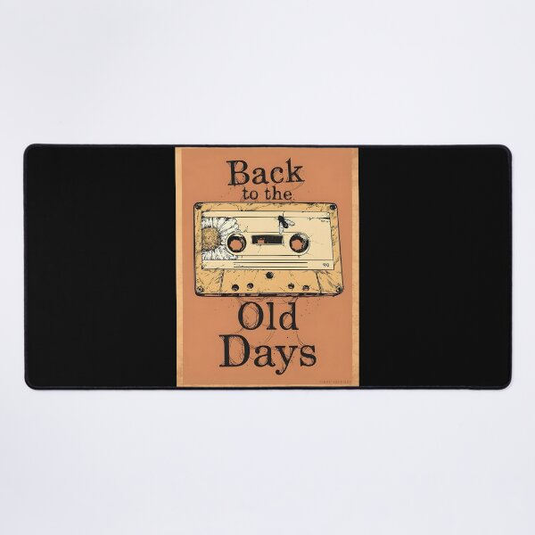 Item preview, Back To The Old Days Vintage Cassette Tape Art designed and sold by LazyGeniusArt.