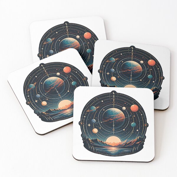 Item preview, Golden Horizon Planetary Alignment Landscape  designed and sold by Jaideep Walia.