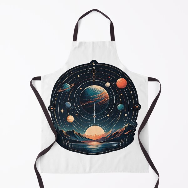 Item preview, Golden Horizon Planetary Alignment Landscape designed and sold by Jaideep Walia.