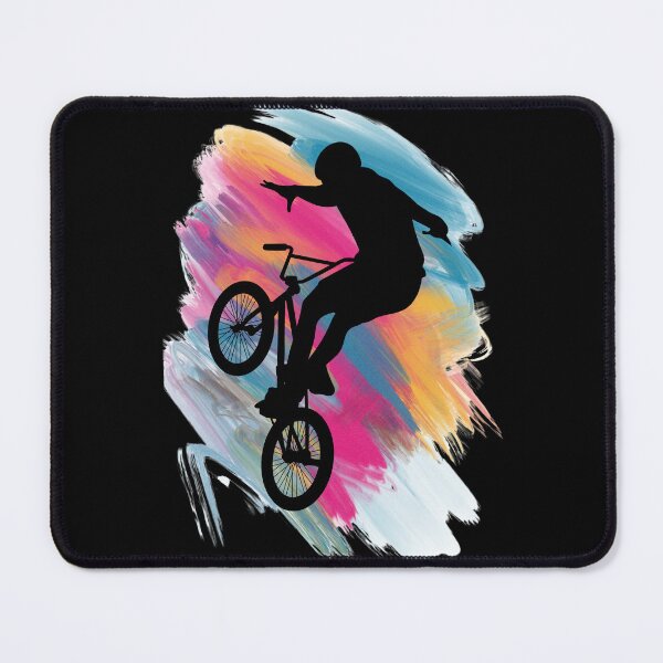 Item preview, BMX Freestyle Rider Silhouette Color Splash Street Art Design designed and sold by MattyManiac.