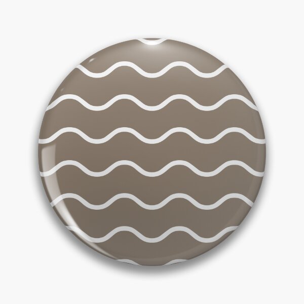 Artikelvorschau, Taupe- und weißes Wellenmuster entworfen und verkauft von pattern-archive.