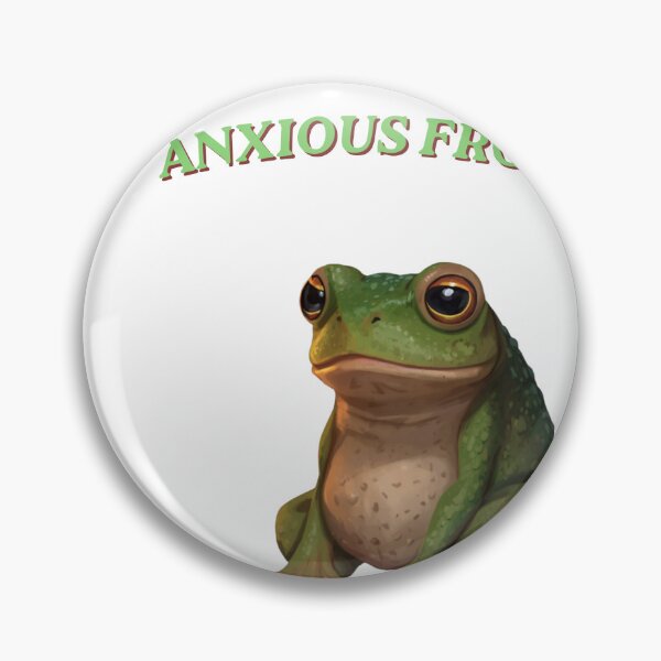 Item preview, Anxious Frog Meme designed and sold by sintam.
