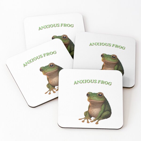 Item preview, Anxious Frog Meme designed and sold by sintam.