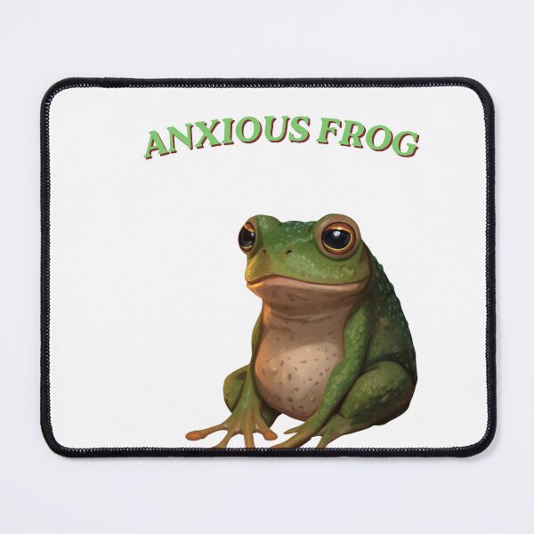 Item preview, Anxious Frog Meme designed and sold by sintam.