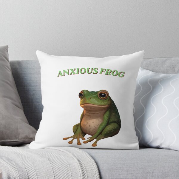 Item preview, Anxious Frog Meme designed and sold by sintam.