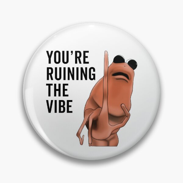 Item preview, You're Ruining The Vibe Funny Marcus The Worm designed and sold by nosu-art-pod.