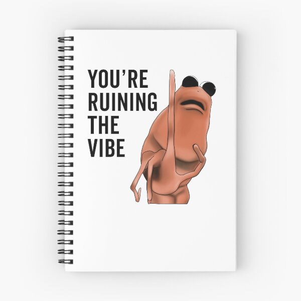 Item preview, You're Ruining The Vibe Funny Marcus The Worm designed and sold by nosu-art-pod.