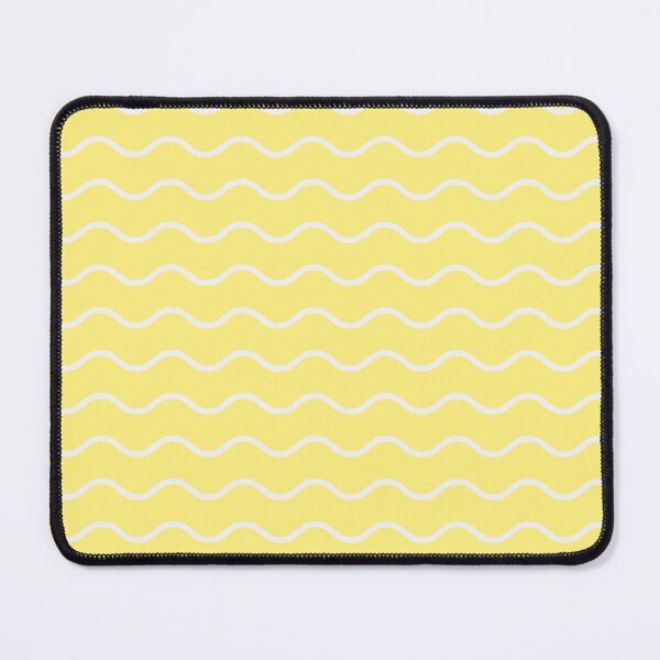 Item preview, Yellow And White Waves Pattern designed and sold by pattern-archive.