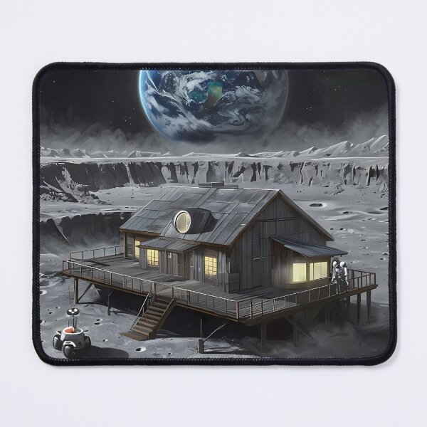 Item preview, BREATHTAKING - Modern Lunar Cabin Art designed and sold by Modern Nest Art.