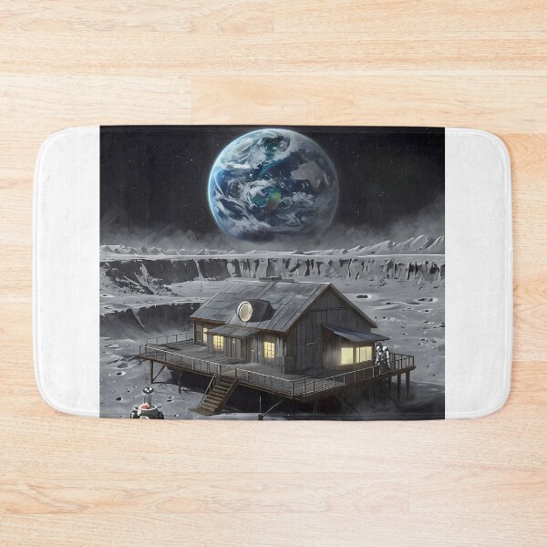 Item preview, BREATHTAKING - Modern Lunar Cabin Art designed and sold by Modern Nest Art.