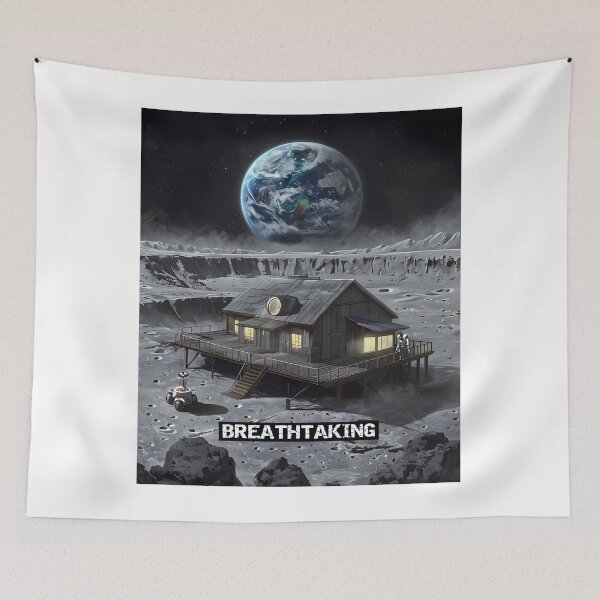 Item preview, BREATHTAKING - Modern Lunar Cabin Art designed and sold by Modern Nest Art.