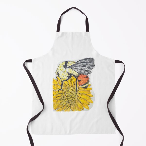 Item preview, Tricolored Bumble Bee Hand Drawn designed and sold by HouseplantsAndScamps.