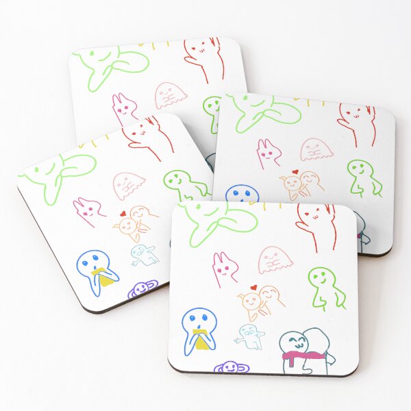 Item preview, Cute doodle friends designed and sold by robertart77.