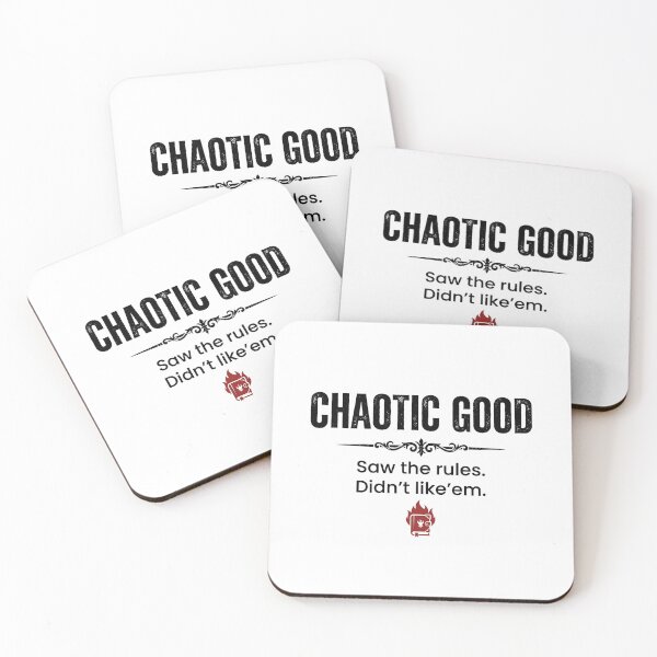 Item preview, Chaotic Good Saw The Rules Didnt Like Em RPG designed and sold by Fenay Designs.