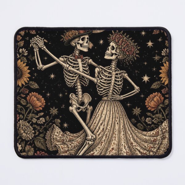 Item preview, Vintage Skeleton Lovers Dancing Under Full Moon designed and sold by alvinavery.