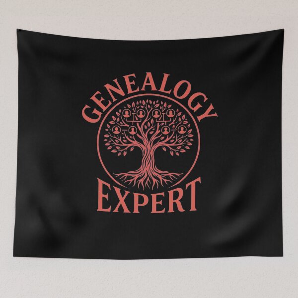 Item preview,  Genealogy Expert Lover Master - Family Roots History Detective designed and sold by NewRedLady.