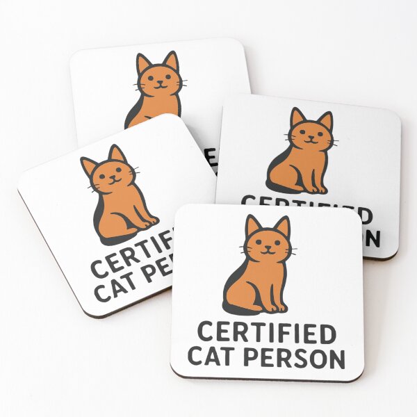 Item preview, Certified Cat Person Minimalist Graphic designed and sold by Inka Moon Design.