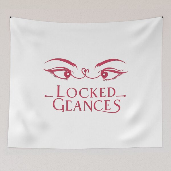 Item preview, Locked Glances Minimalist Eye Design, Romantic Intimacy Illustration, Soulmate Connection Art for Couples designed and sold by JagrDesigns.